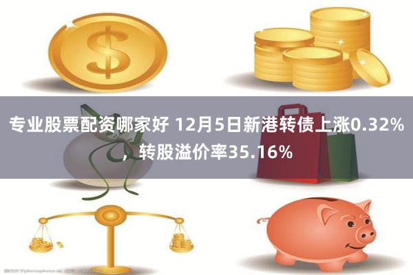 专业股票配资哪家好 12月5日新港转债上涨0.32%，转股溢价率35.16%